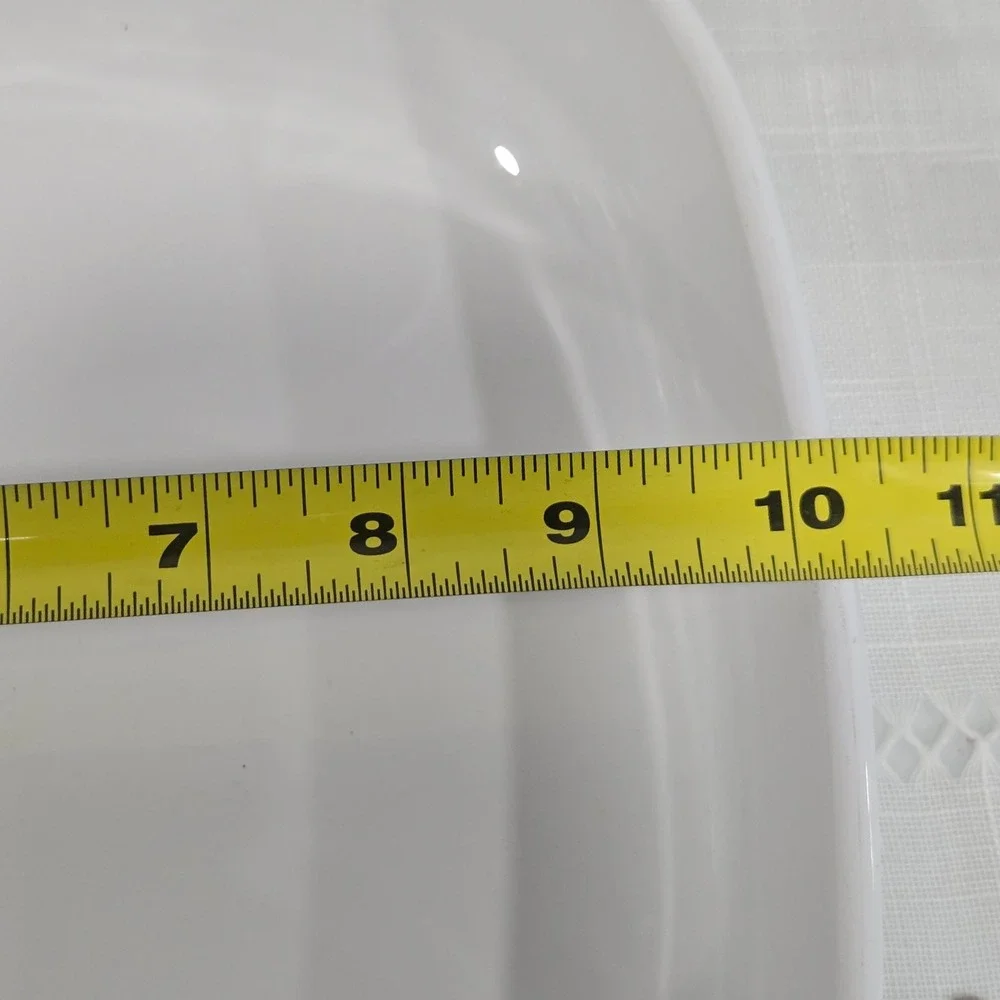 Corning Ware Iris Pattern 2.5 Liter Casserole Dish with Pyrex Lid A-10-B White